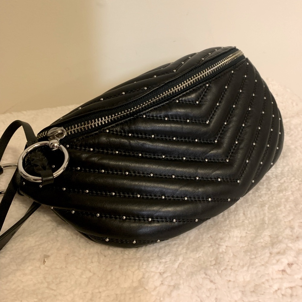 Rebecca Minkoff Black studded belt bag